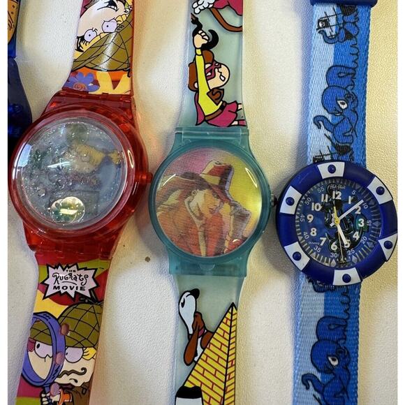 VtgThe Rugrats Movie Collectible Watches Set of‎ 4 Equity 1998 Plus 2 - Untested - Picture 7 of 16